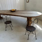 Custom Large Wooden Curved Table