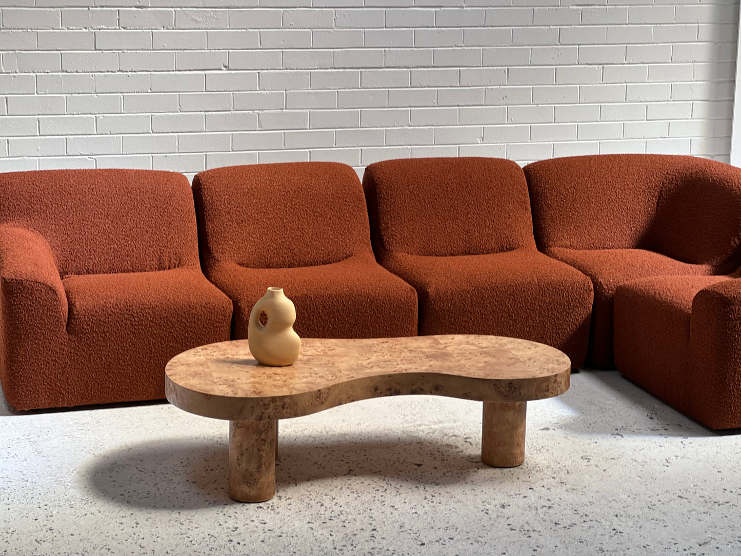 Bespoke Boucle Vintage Modular Sofa