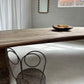 Custom Large Wooden Curved Table
