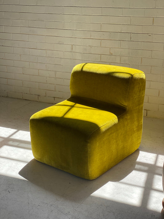 Velvet Chubby Modular Chair