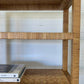 Vintage Rattan Bookshelf