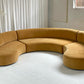 Bespoke Mustard Curvy Modular Sofa