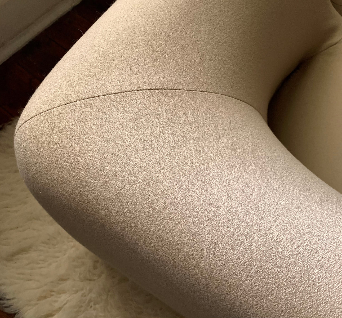 Featherston Numero VII Modular Sofa Reupholstered in Soft Wool