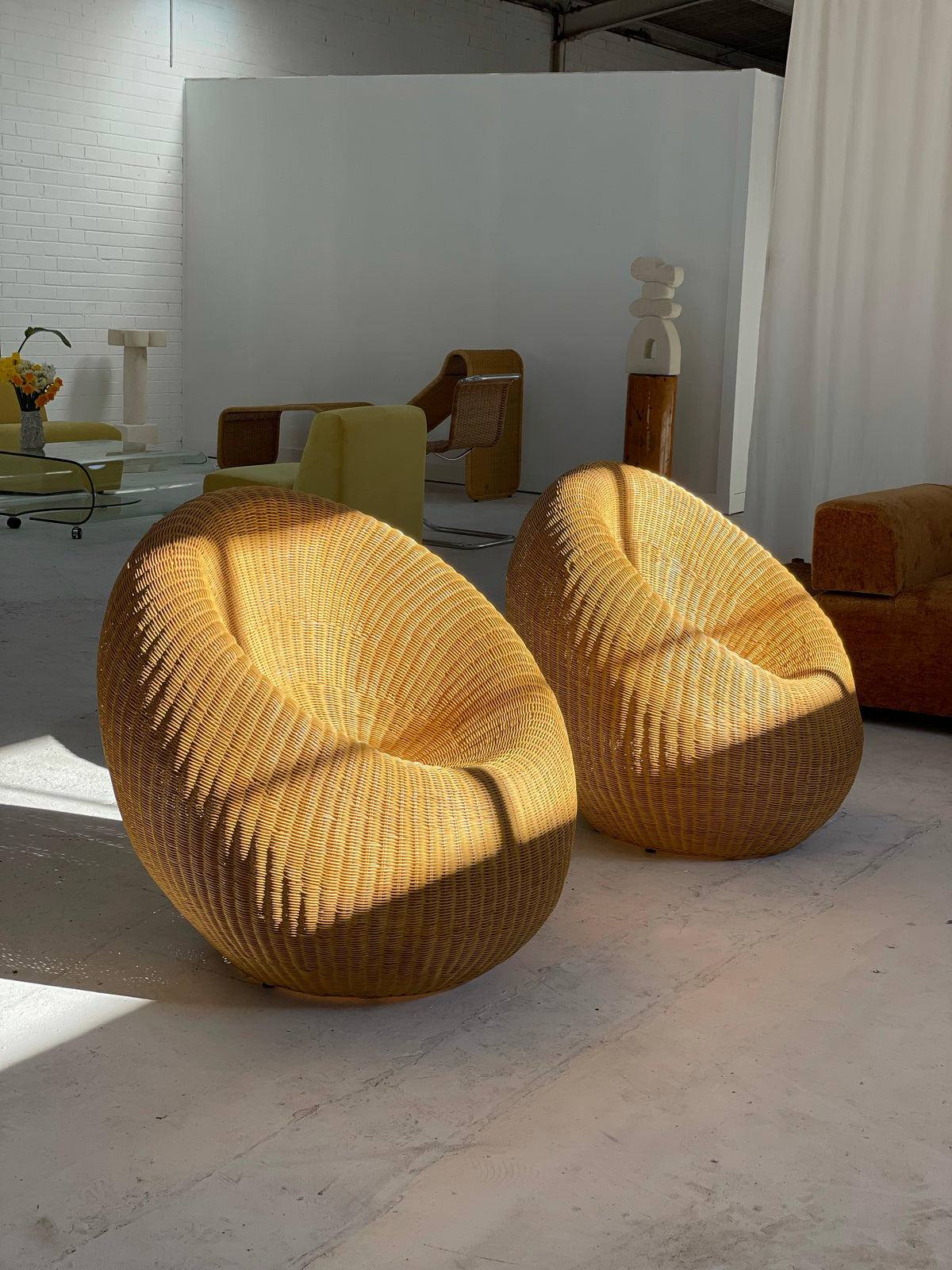 Cane Tub Chairs