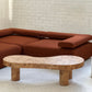 Large Bespoke Rust Boucle Modular Sofa