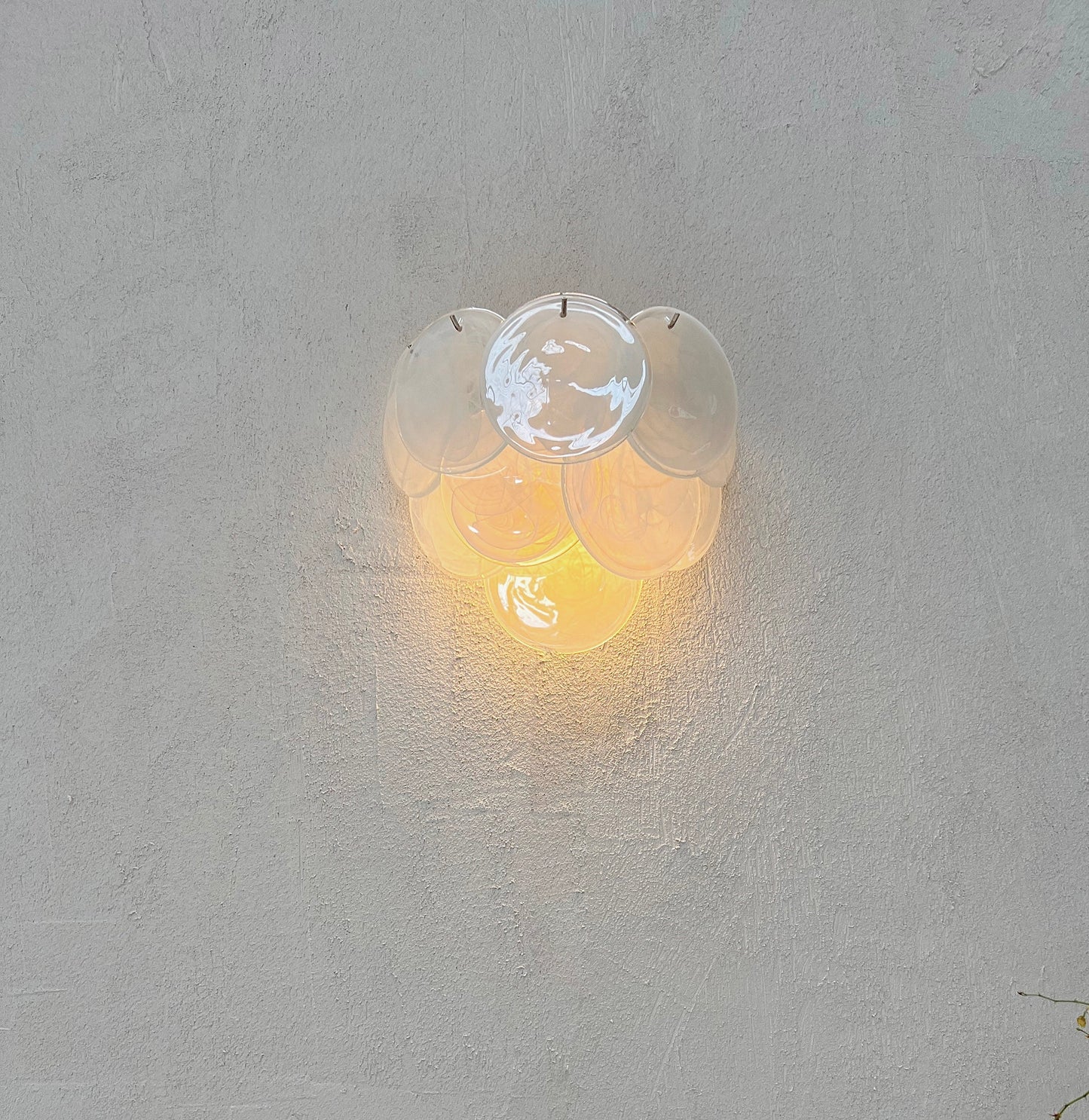 Murano Sconce - VISTOSTI WHITE - Two Available