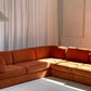 Rust Corduroy Vintage Modular Sofa