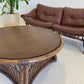 Vintage Cane and Leather Lounge