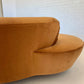 Stunning Curved Velvet Sofa