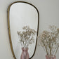 1950s Italian Brass Mirror
