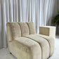 - Soft Cream Curved Modular Sofa Set