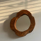 - Wooden Organic Form Mirror, 1970s