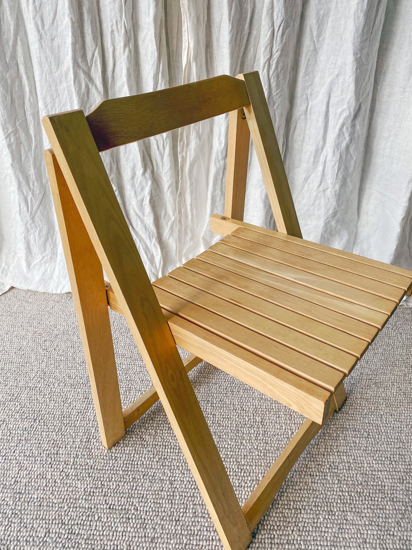 Vintage Italian Folding Chair - Four Available