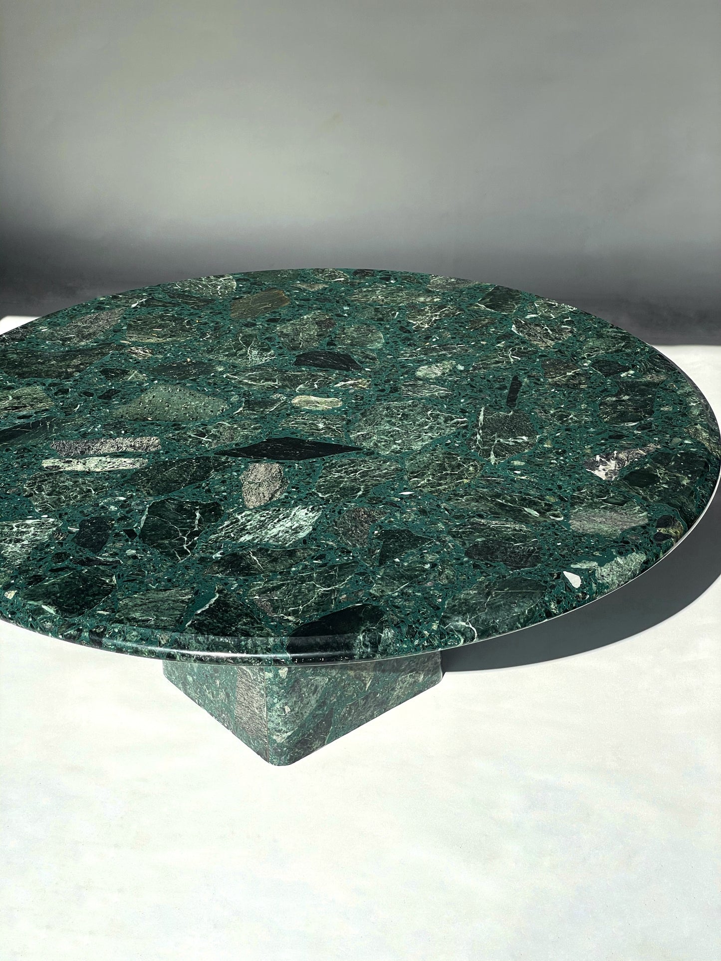Green Marble Palladiana Coffee Table