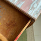 - Set of Two Burl Bedside Tables With Norwegian Rose Marble Tops
