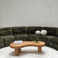 - Bespoke Green Chenille Modular Sofa Set