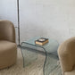 Vladimir Kagan-Style Swivel Chair in Wool Boucle - Two Available