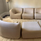 Featherston Numero VII Modular Sofa Reupholstered in Soft Wool