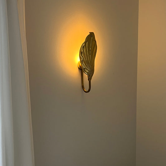 - Pair of Brass Wall Lights by Tommaso Barbi, Italy 1960s (Set)