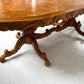 - Large Vintage Burl Carved Table