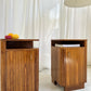- Set of Two Vintage Wooden Bedside Tables
