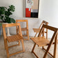 Original 1960’s Iconic Aldo Jacober and Pierangela d’Aniello “Trieste” Folding Chairs for Bazzani