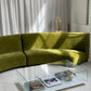 Bespoke Olive Curved Modular Sofa