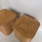 Pair of Rattan Bedside Tables