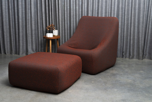 Featherston Numero Lounge Chair with Ottoman