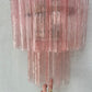 Murano Sconce - Venini TRONCHI PINK - One Available