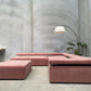 Pink Five Piece Modular Sofa