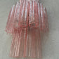 Murano Sconce - Venini TRONCHI PINK - oNE Available