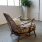 Elm Wood Armchair by Ercol, UK - One Left