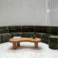 - Bespoke Green Chenille Modular Sofa Set
