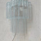 Murano Sconce - Venini TRONCHI CLEAR - Two Available