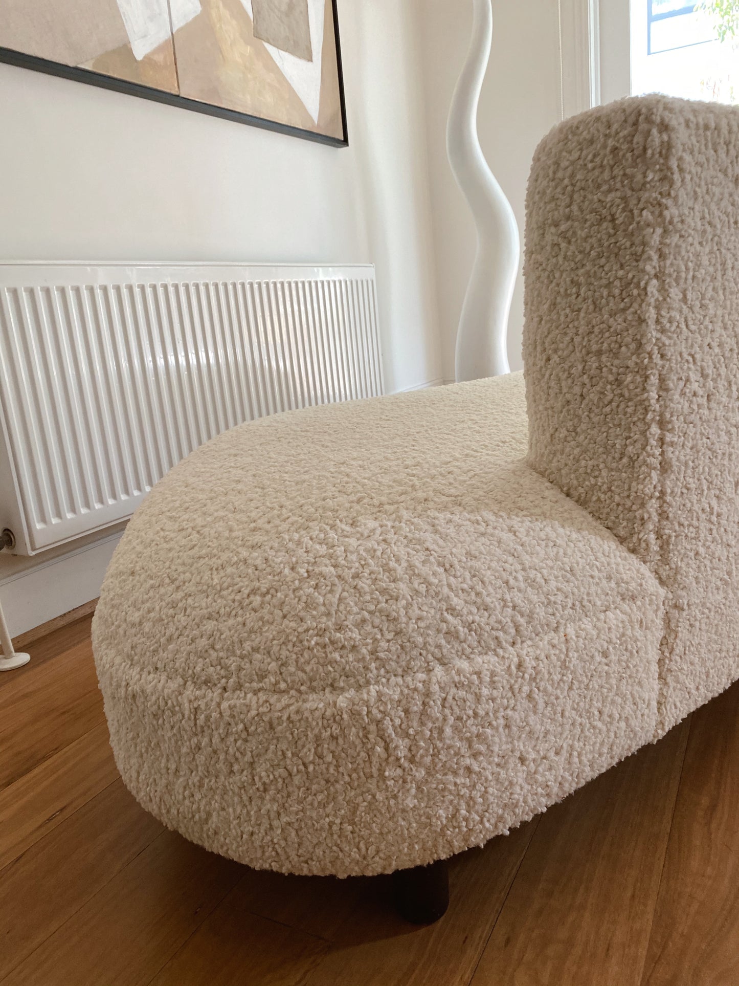 Custom Made Vintage Curved Sofa