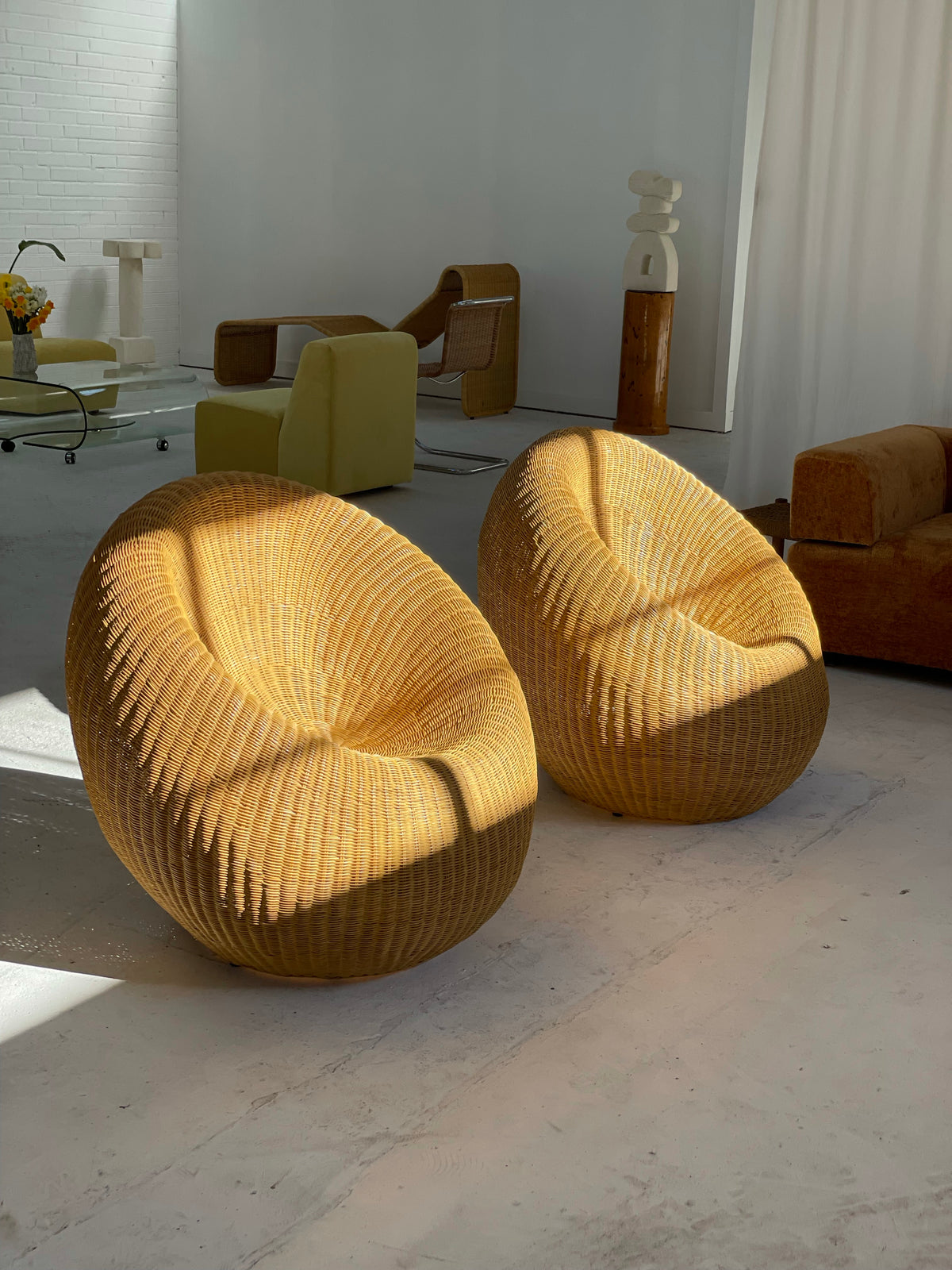 Cane Tub Chairs