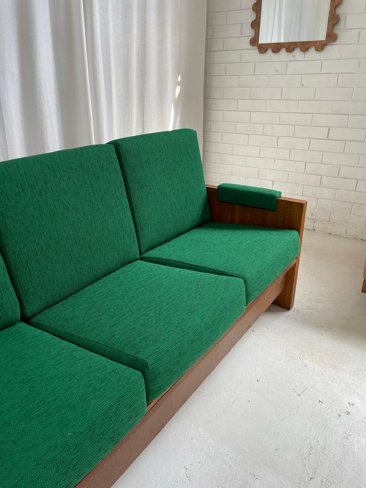 Mid Century Three Seater Sofa