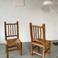 Four Wiggly Handmade Dining Chairs (Set)
