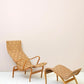 1940s Swedish 'Pernilla' Easy Chair & Footrest by Bruno Mathsson