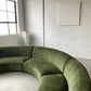 Bespoke Velvet Modular in Deep Botanical Green