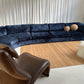 - Bespoke Curved Midnight Chenille Modular Sofa