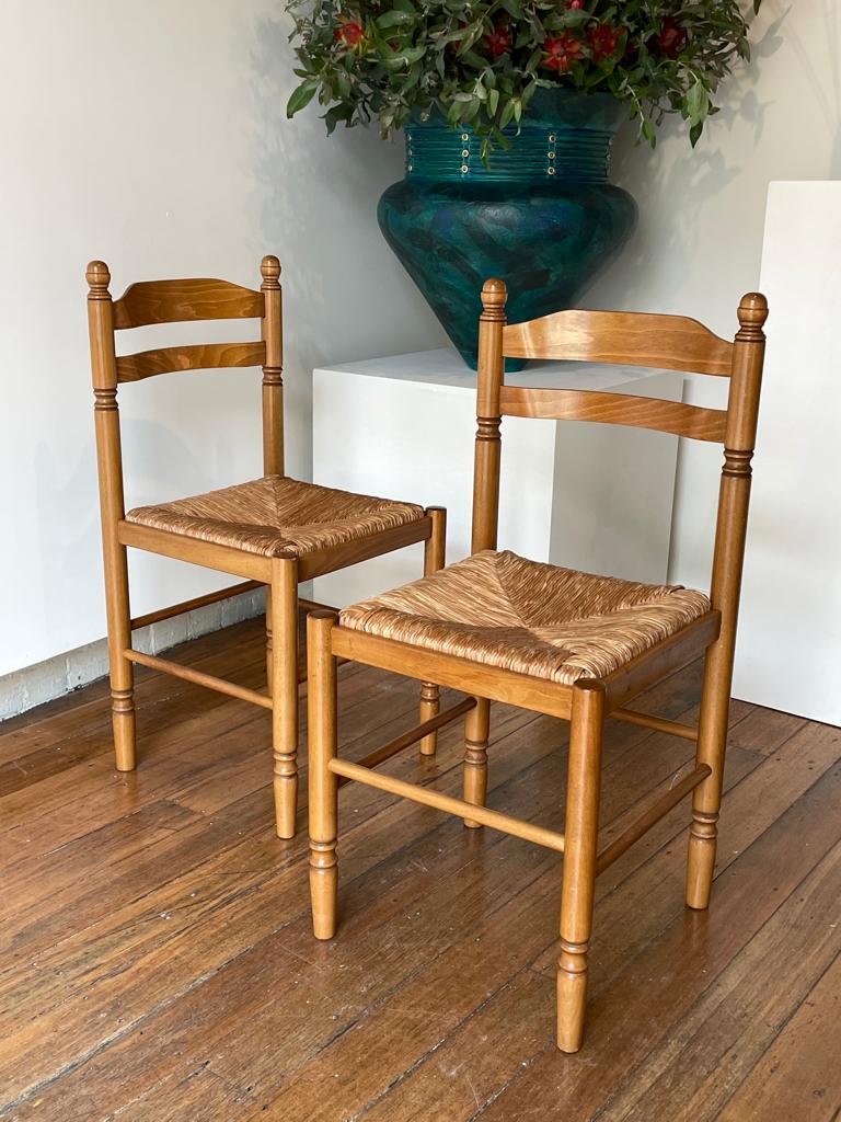 Woven Rush Dining Chairs