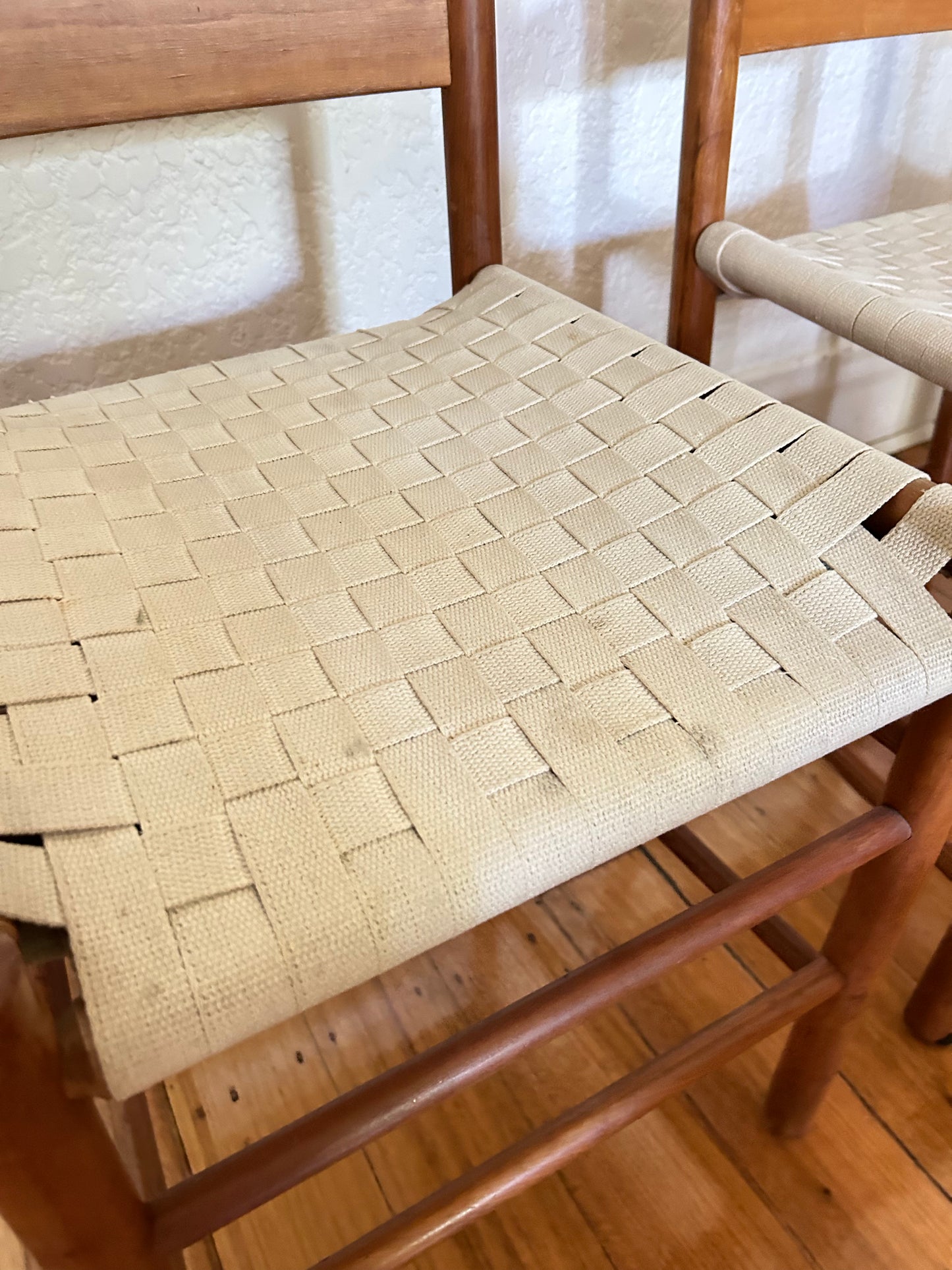 Shaker Style Ladderback Chairs - Six Available
