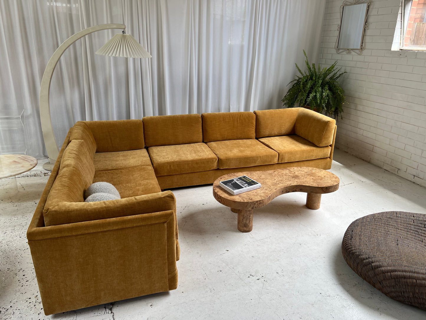 - Bespoke Mustard Modular Sofa Set