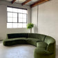 Bespoke Velvet Modular in Deep Botanical Green