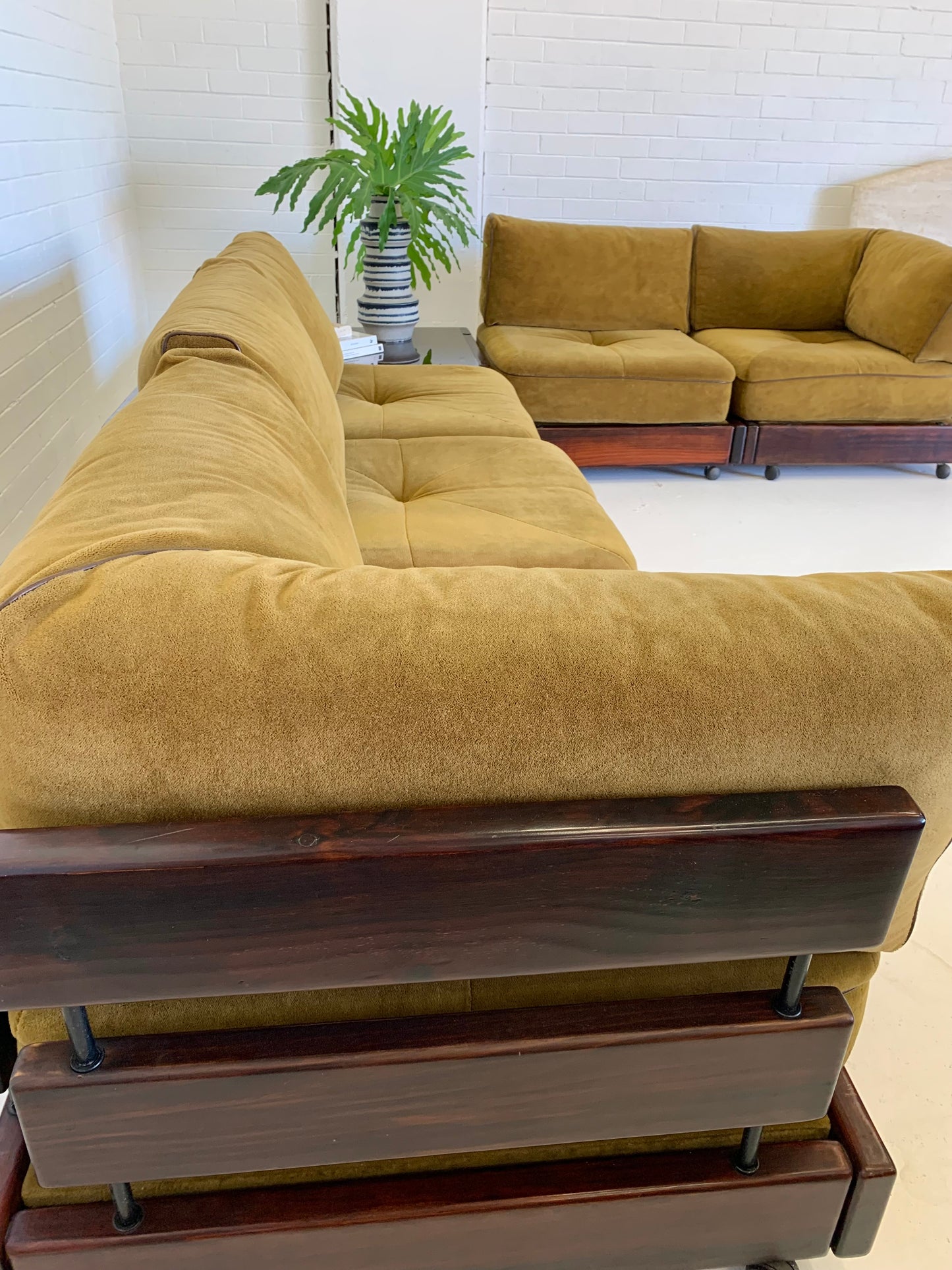 Vintage Post and Rail Modular Sofa