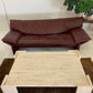 Absolutely Stunning Large Vintage Unfilled Travertine Coffee Table