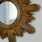 X Vintage Italian Sunburst Mirror