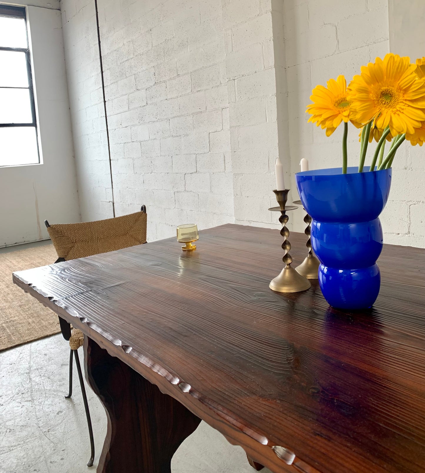 Hand Carved Spanish-Style Dining Table